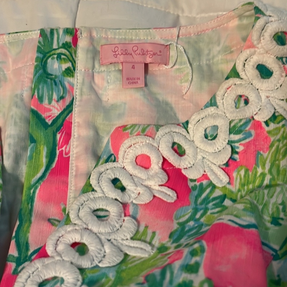Lilly Pulitzer Dresses | Lilly Pulitzer Mini Mika Monkey Lion Dress Size 4 - Picture 2 of 5